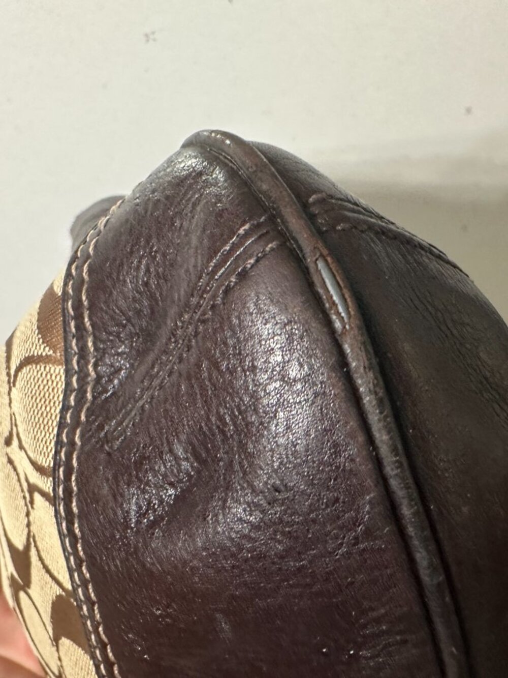 Coach Signature Canvas Hamptons Hobo- vintage Y2K - Picture 2 of 5